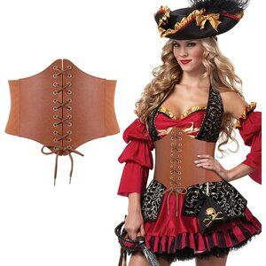 CORSET Belt for Women 08 Brown-1
